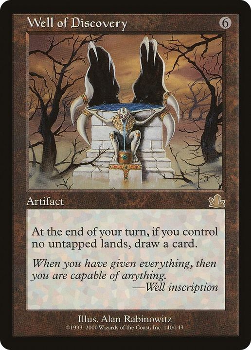 Well of Discovery in the group Magic the Gathering / Types / Artifacts / Artifact at Proxyprinters.com (47422)