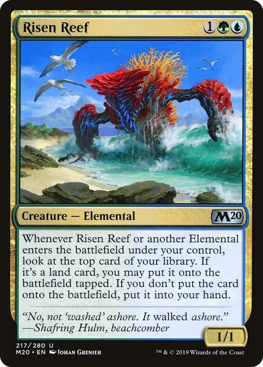 Risen Reef in the group Magic the Gathering / Sets / Core Set 2020 at Proxyprinters.com (47429)