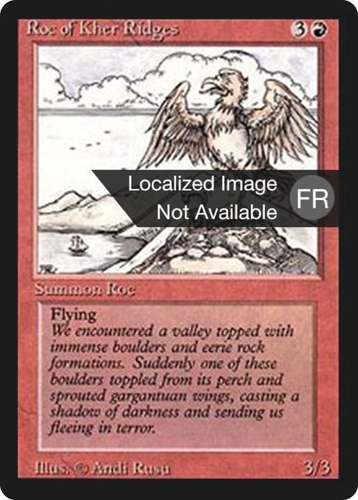 Roc of Kher Ridges in the group Magic the Gathering / Types / Colors / Red at Proxyprinters.com (47454)