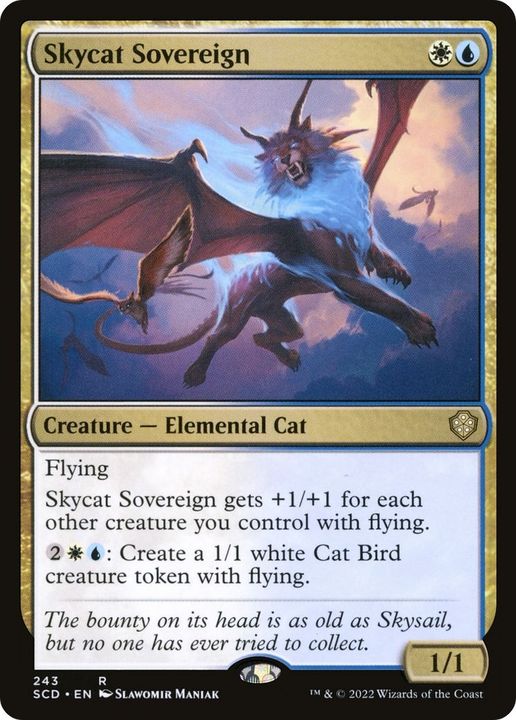 Skycat Sovereign in the group Magic the Gathering / Types / Colors / Multicolors / U, W at Proxyprinters.com (47503)