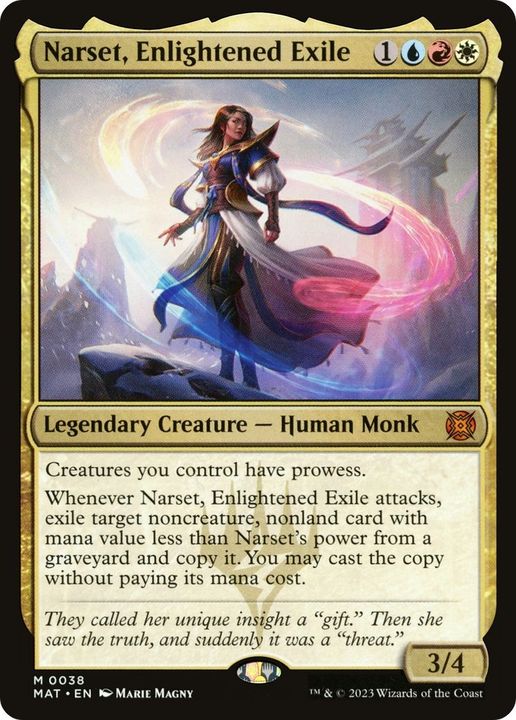 Narset, Enlightened Exile in the group Magic the Gathering / Sets / Masters Edition at Proxyprinters.com (47512)