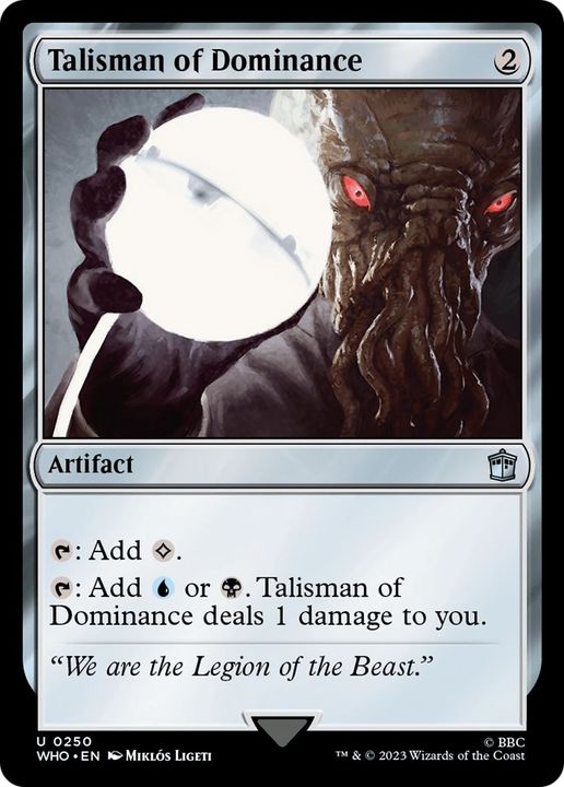 Talisman of Dominance in the group Magic the Gathering / Types / Artifacts / Artifact at Proxyprinters.com (47513)