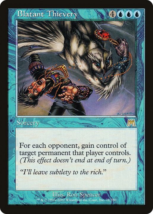 Blatant Thievery in the group Magic the Gathering / Types / Colors / Blue at Proxyprinters.com (47522)