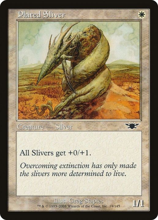 Plated Sliver in the group Magic the Gathering / Types / Colors / White at Proxyprinters.com (47525)