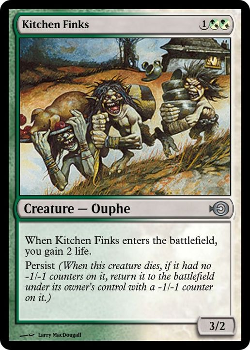 Kitchen Finks in the group Magic the Gathering / Types / Colors / Multicolors / G, W at Proxyprinters.com (47533)