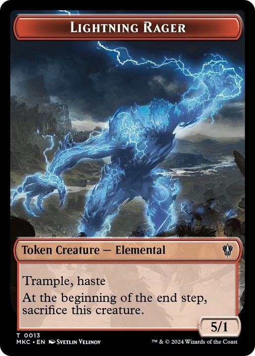 Lightning Rager in the group Magic the Gathering / Types / Colors / Red at Proxyprinters.com (47544)