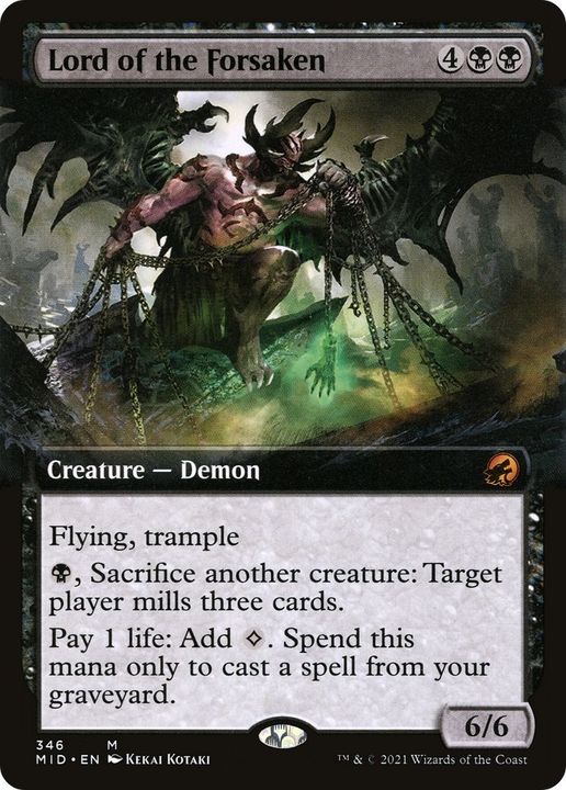 Lord of the Forsaken in the group Magic the Gathering / Types / Colors / Black at Proxyprinters.com (47599)