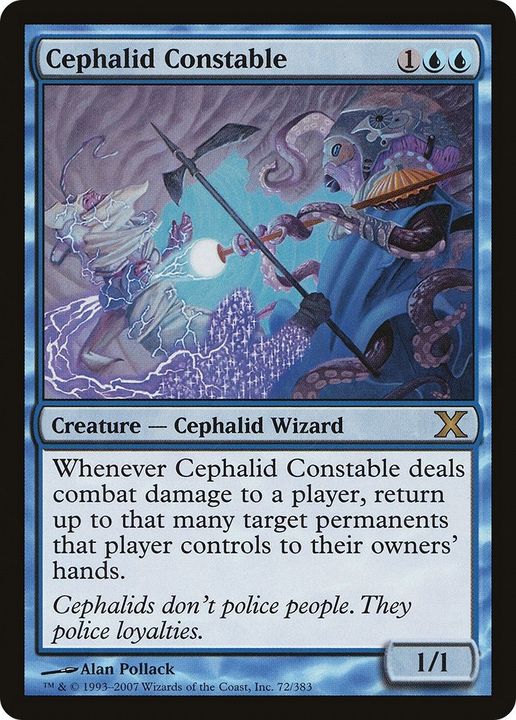 Cephalid Constable in the group Magic the Gathering / Sets / Tenth Edition at Proxyprinters.com (47607)