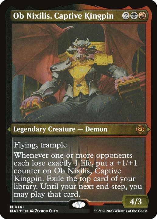 Ob Nixilis, Captive Kingpin in the group Magic the Gathering / Types / Colors / Multicolors / B, R at Proxyprinters.com (47612)