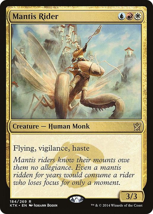 Mantis Rider in the group Magic the Gathering / Types / Colors / Multicolors / R, U, W at Proxyprinters.com (47622)