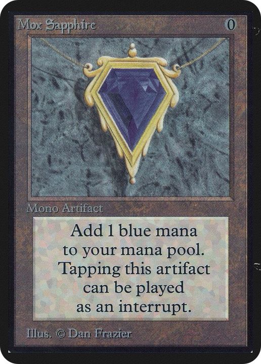 Mox Sapphire in the group Magic the Gathering / Sets / Limited Edition Alpha at Proxyprinters.com (47626)