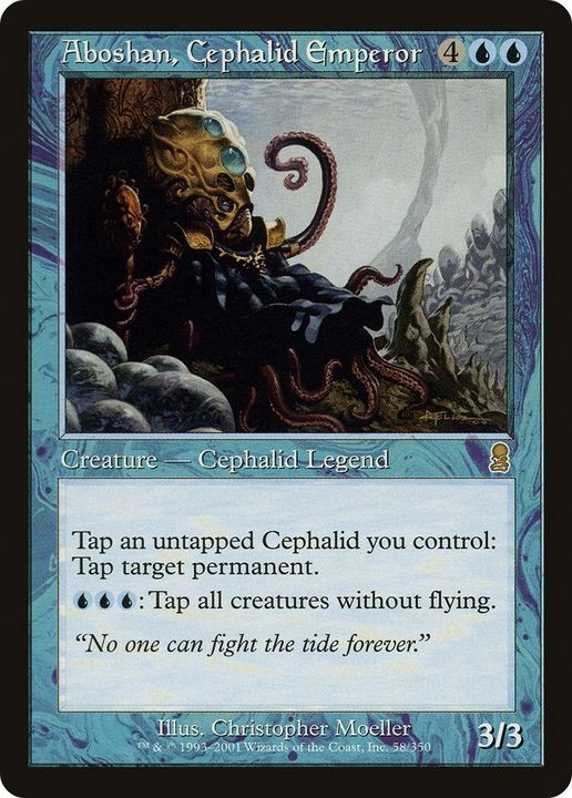 Aboshan, Cephalid Emperor in the group Magic the Gathering / Types / Colors / Blue at Proxyprinters.com (47629)