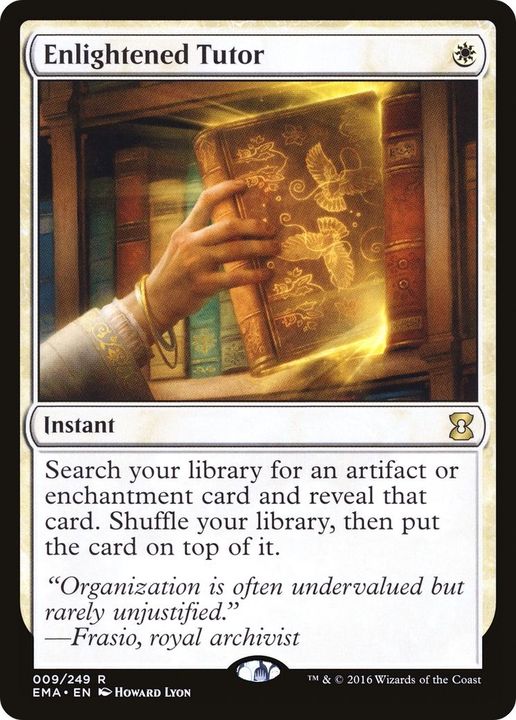 Enlightened Tutor in the group Magic the Gathering / Types / Colors / White at Proxyprinters.com (4763)