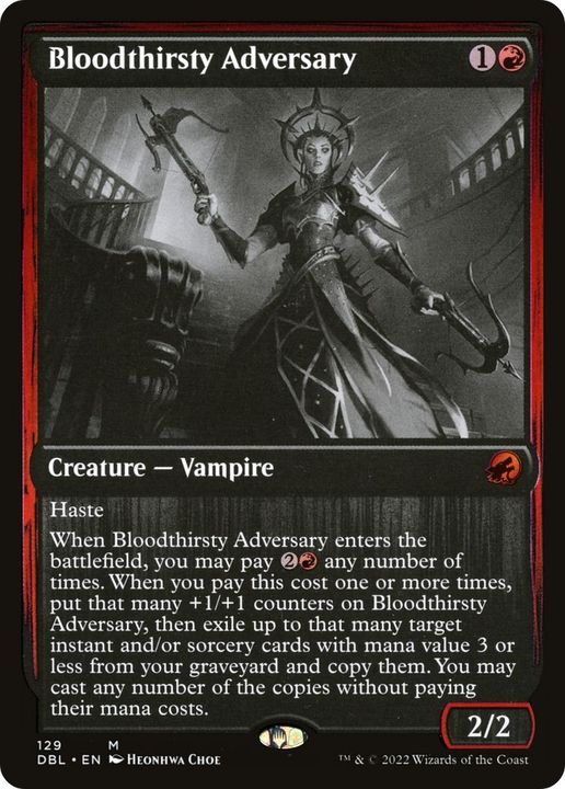 Bloodthirsty Adversary in the group Magic the Gathering / Types / Colors / Red at Proxyprinters.com (47647)