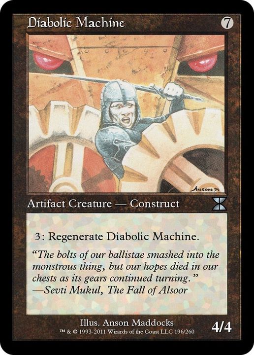 Diabolic Machine in the group Magic the Gathering / Sets / MicroProse Promos at Proxyprinters.com (47654)