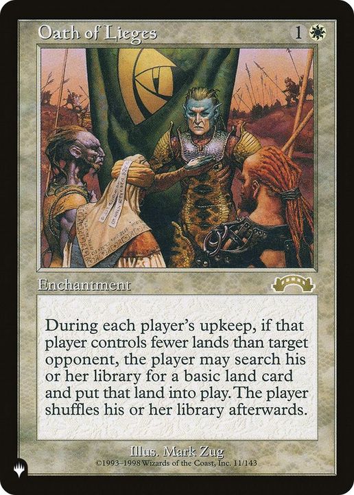 Oath of Lieges in the group Magic the Gathering / Types / Enchantment / Enchantment at Proxyprinters.com (47672)