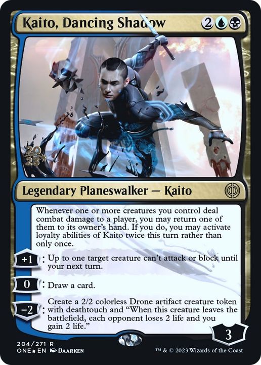 Kaito, Dancing Shadow in the group Magic the Gathering / Types / Colors / Multicolors / B, U at Proxyprinters.com (47681)