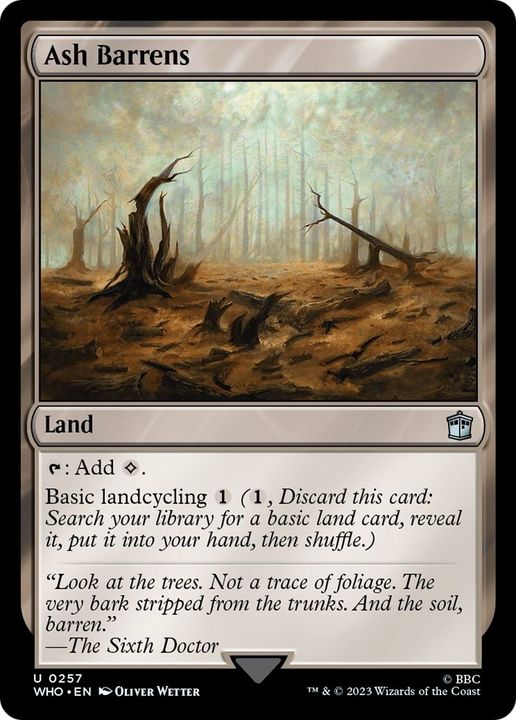 Ash Barrens in the group Magic the Gathering / Sets / Doctor Who at Proxyprinters.com (47687)