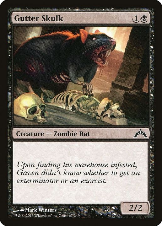 Gutter Skulk in the group Magic the Gathering / Types / Creatures / Zombie at Proxyprinters.com (47703)