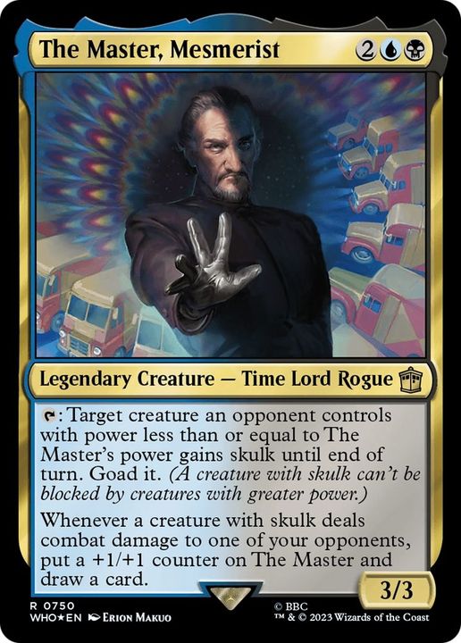 The Master, Mesmerist in the group Magic the Gathering / Sets / Doctor Who at Proxyprinters.com (47705)