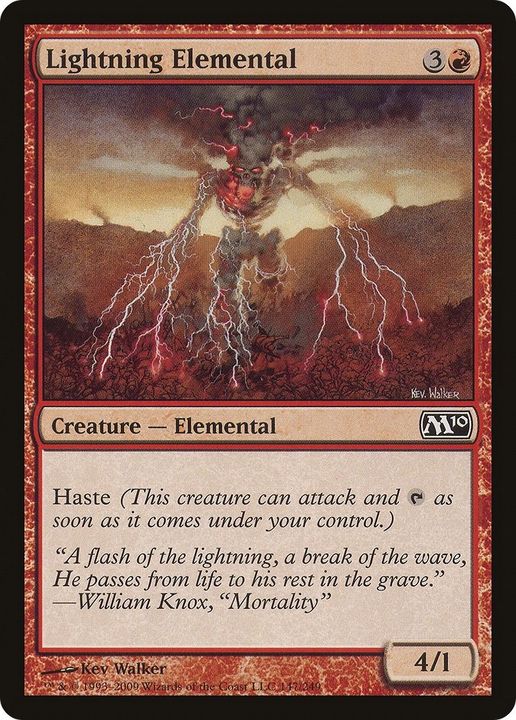 Lightning Elemental in the group Magic the Gathering / Types / Colors / Red at Proxyprinters.com (47710)