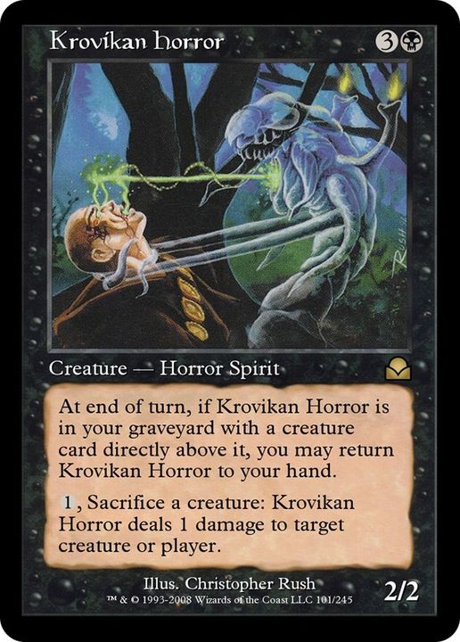 Krovikan Horror in the group Magic the Gathering / Types / Colors / Black at Proxyprinters.com (47735)