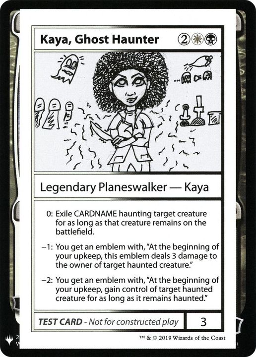 Kaya, Ghost Haunter in the group Magic the Gathering / Sets / Mystery Booster Playtest Cards 2019 at Proxyprinters.com (4776)