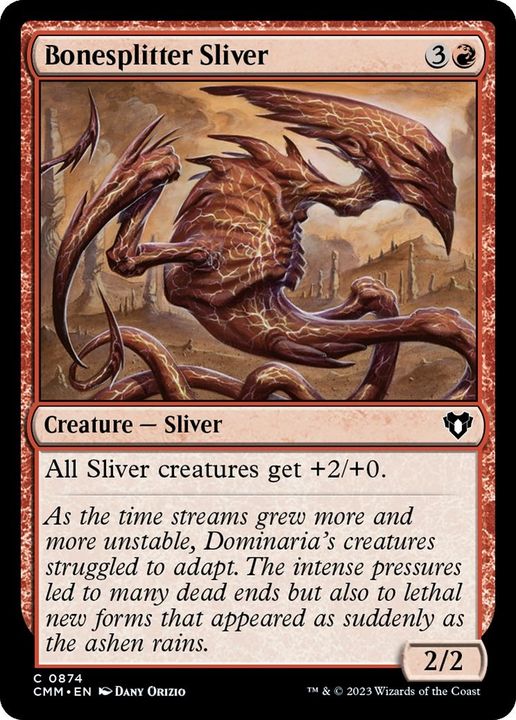 Bonesplitter Sliver in the group Magic the Gathering / Sets / Commander Masters at Proxyprinters.com (47767)