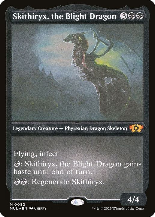 Skithiryx, the Blight Dragon in the group Magic the Gathering / Types / Colors / Black at Proxyprinters.com (47777)