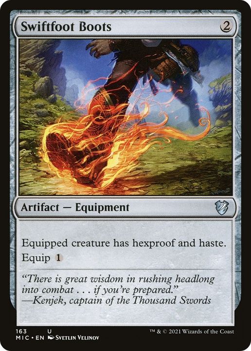 Swiftfoot Boots in the group Magic the Gathering / Types / Artifacts / Artifact at Proxyprinters.com (47821)