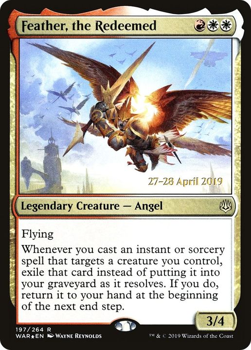 Feather, the Redeemed in the group Magic the Gathering / Types / Colors / Multicolors / R, W at Proxyprinters.com (47832)