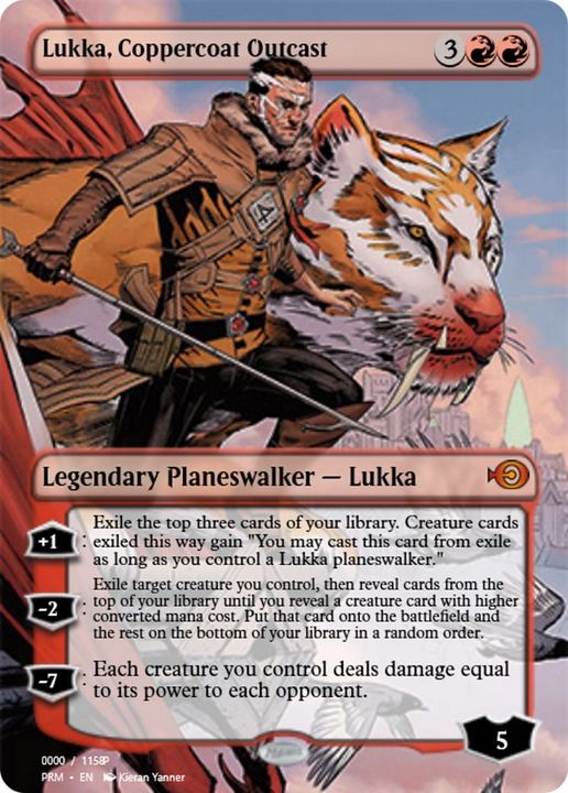 Lukka, Coppercoat Outcast in the group Magic the Gathering / Types / Colors / Red at Proxyprinters.com (47846)