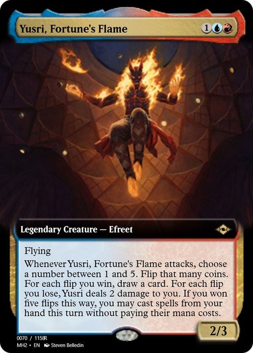 Yusri, Fortune's Flame in the group Magic the Gathering / Types / Colors / Multicolors / R, U at Proxyprinters.com (47864)