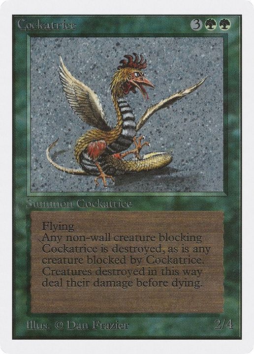 Cockatrice in the group Magic the Gathering / Types / Colors / Green at Proxyprinters.com (47900)