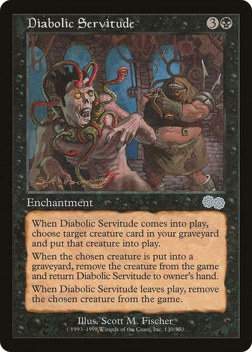 Diabolic Servitude in the group Magic the Gathering / Types / Enchantment / Enchantment at Proxyprinters.com (4792)