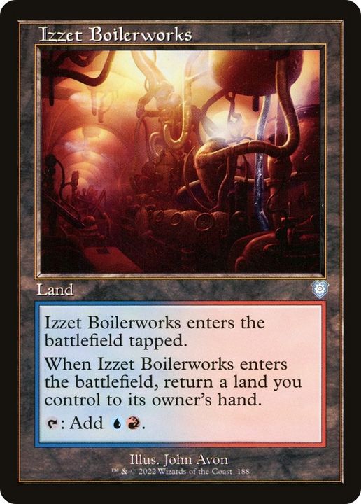 Izzet Boilerworks in the group Magic the Gathering / Sets / The Brothers' War Commander at Proxyprinters.com (47948)