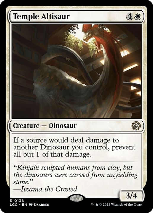 Temple Altisaur in the group Magic the Gathering / Sets / The Lost Caverns of Ixalan Commander at Proxyprinters.com (47962)