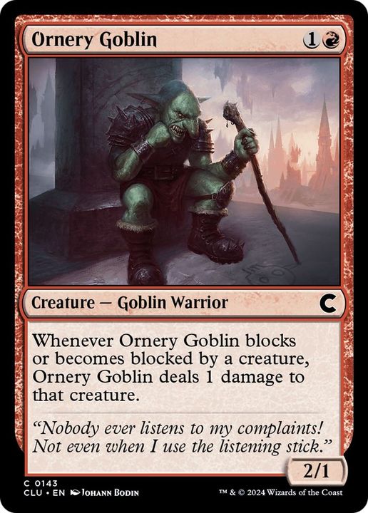 Ornery Goblin in the group Magic the Gathering / Sets / Regional Championship Qualifiers 2022 at Proxyprinters.com (47963)