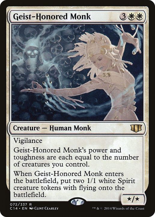 Geist-Honored Monk in the group Magic the Gathering / Sets / Commander 2014 at Proxyprinters.com (47986)