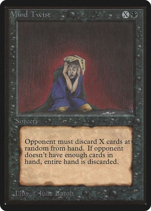 Mind Twist in the group Magic the Gathering / Types / Colors / Black at Proxyprinters.com (4802)