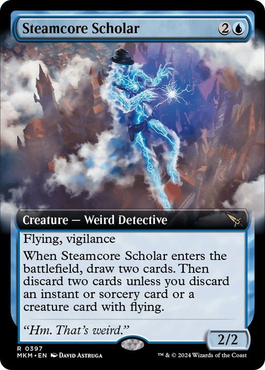 Steamcore Scholar in the group Magic the Gathering / Types / Colors / Blue at Proxyprinters.com (48026)