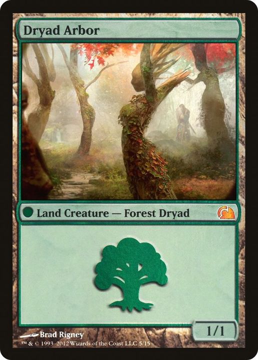 Dryad Arbor in the group Magic the Gathering / Types / Land / Forest at Proxyprinters.com (48032)