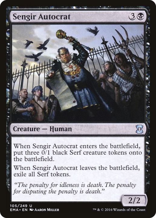 Sengir Autocrat in the group Magic the Gathering / Types / Creatures / Human at Proxyprinters.com (48040)