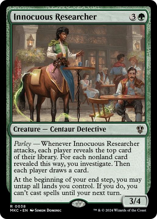 Innocuous Researcher in the group Magic the Gathering / Types / Colors / Green at Proxyprinters.com (48056)