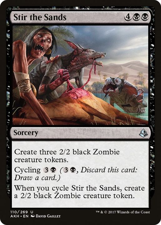 Stir the Sands in the group Magic the Gathering / Types / Colors / Black at Proxyprinters.com (4806)