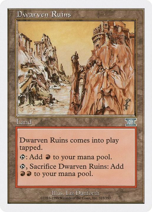 Dwarven Ruins in the group Magic the Gathering / Types / Colors / Colorless at Proxyprinters.com (48063)