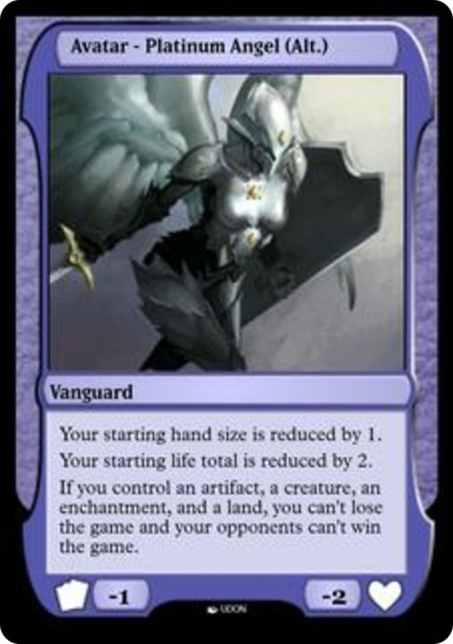 Platinum Angel Avatar in the group Magic the Gathering / Types / Colors / Colorless at Proxyprinters.com (48068)