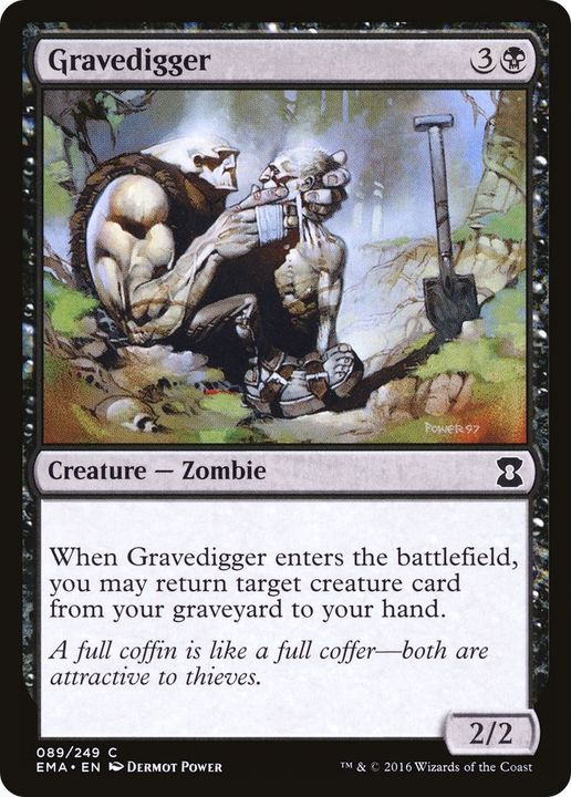 Gravedigger in the group Magic the Gathering / Types / Creatures / Zombie at Proxyprinters.com (48083)