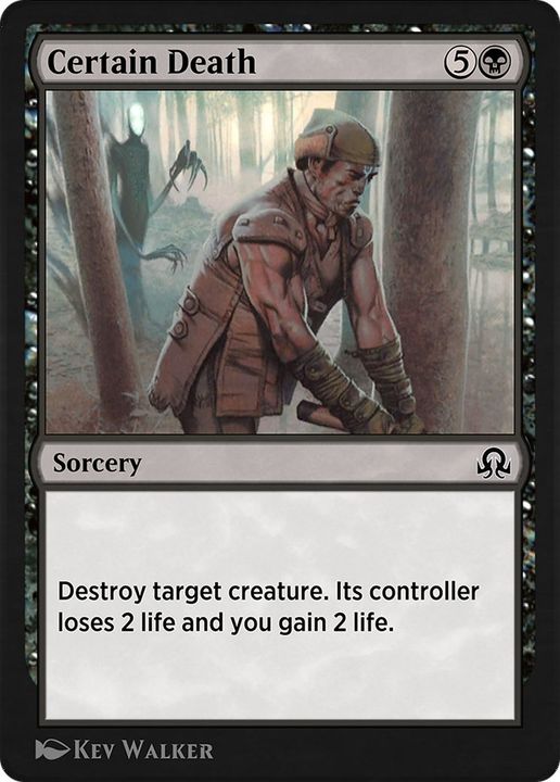 Certain Death in the group Magic the Gathering / Sets / Shadows over Innistrad Remastered at Proxyprinters.com (48085)