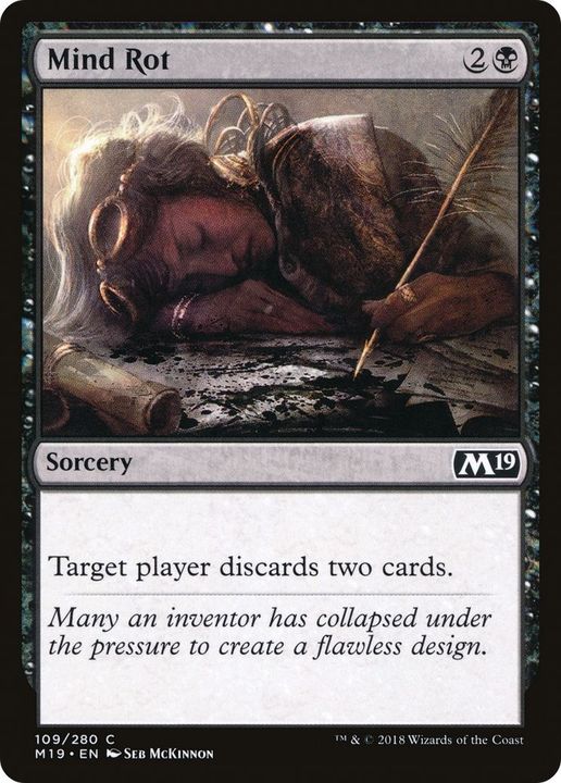 Mind Rot in the group Magic the Gathering / Sets / Core Set 2019 at Proxyprinters.com (48105)